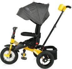 Дитячий триколісний велосипед Lorelli Jaguar Air Black&Yellow